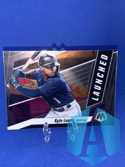 2021 Mosaic Launched Kyle Lewis #L8 Seattle Mariners